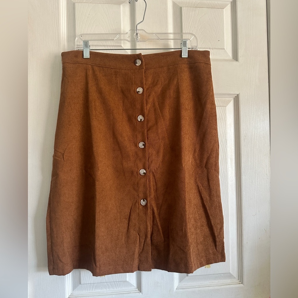 Corduroy Skirt
